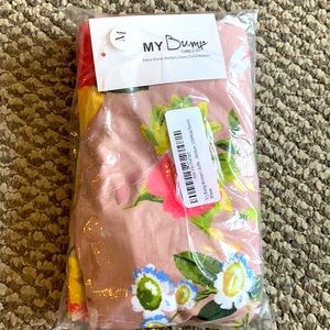 My bump women’s ruffle… Medium, COR/pink flower